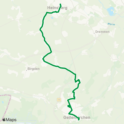 AVV Heinsberg - Aphoven - Scheifendahl - Waldenrath - Straeten - Tripsrath - Geilenkirchen map