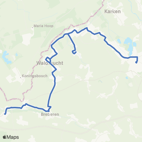 AVV (Oberbruch - ) Heinsberg - Kirchhoven - Haaren - Waldfeucht - Breberen - Saeffelen - Tüddern map