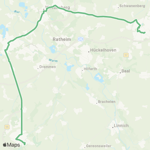 AVV Erkelenz - Wassenberg - Heinsberg - Geilenkirchen ( - Übach-Palenberg) map