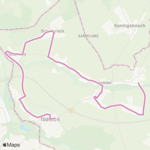 AVV Saeffelen - Großwehrhagen - Höngen - Havert - Millen-Bruch - Isenbruch - Schalbruch map
