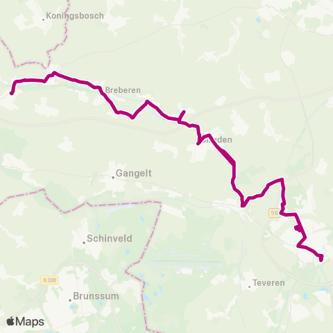 AVV Geilenkirchen - Hatterath - Birgden - Langbroich - Breberen - Saeffelen - Höngen map