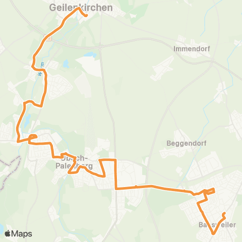 AVV Geilenkirchen - Frelenberg - Palenberg - Übach - Boscheln - Baesweiler map