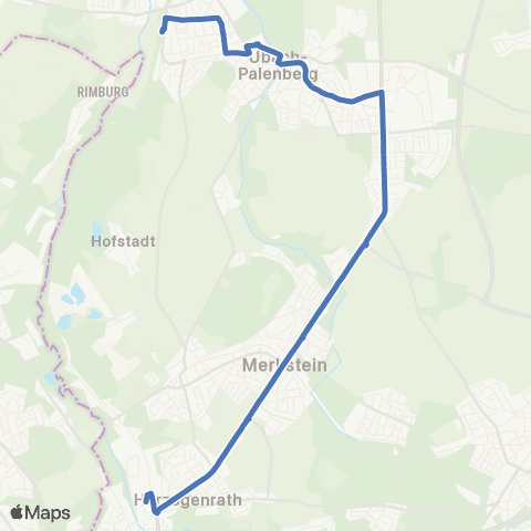 AVV Palenberg - Übach - Boscheln - Merkstein - Herzogenrath map