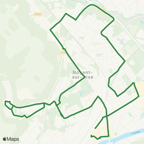 AXO Creil Gare-Nogent / Lycée M.Curie / St-Exupéry / Rép / Europe-Creil Gare map
