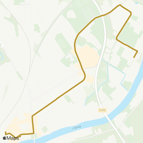AXO Creil - Gare SNCF / Nogent-s/-Oise - Z.I.Le Port map