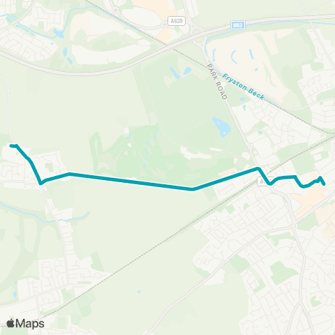 Arriva Yorkshire Pontefract Bus Sta - St Wilfrids Rc HS map