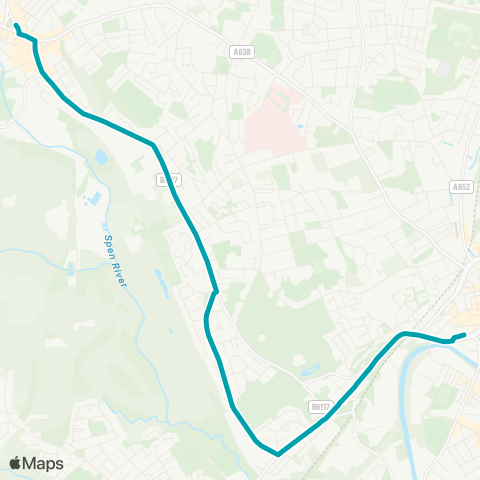 Arriva Yorkshire  map