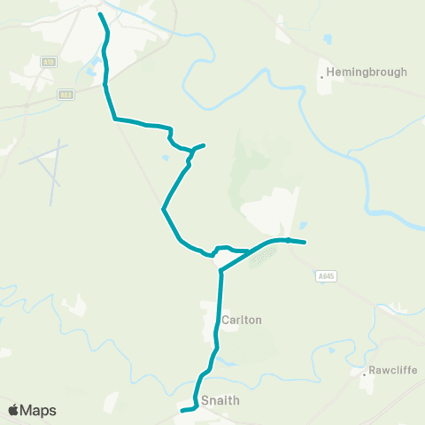 Arriva Yorkshire Snaith Pontefract Rd - Bus Sta Stand 2 map