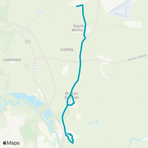 Arriva Yorkshire  map