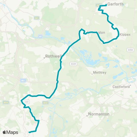 Arriva Yorkshire  map