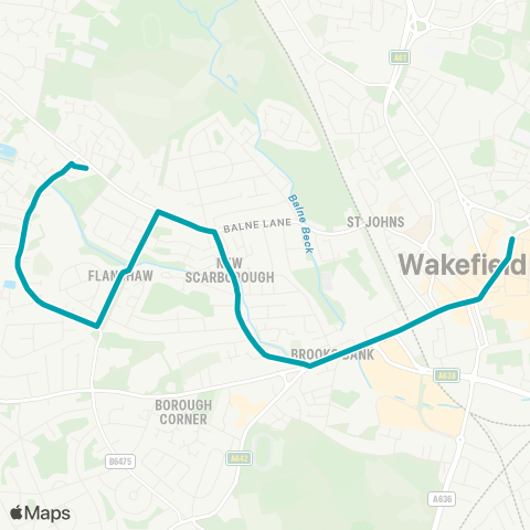 Arriva Yorkshire  map