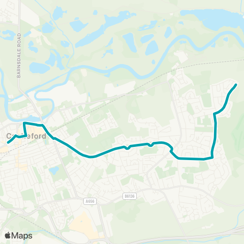 Arriva Yorkshire  map