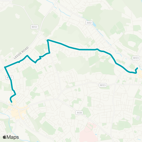 Arriva Yorkshire  map