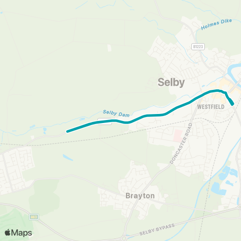 Arriva Yorkshire  map