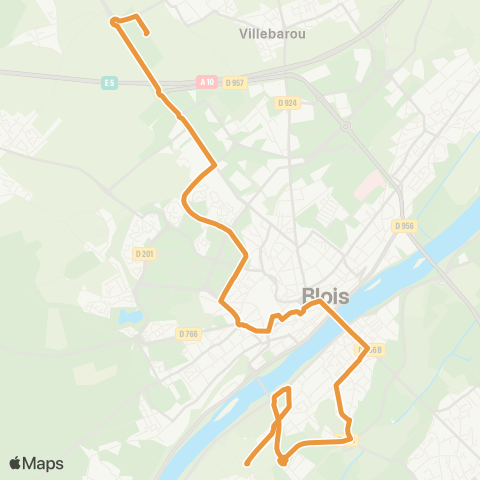 Azalys Béjun - Blois 2 map