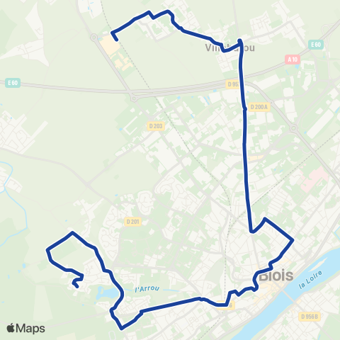 Azalys Blois 2 - Pinçonnière map