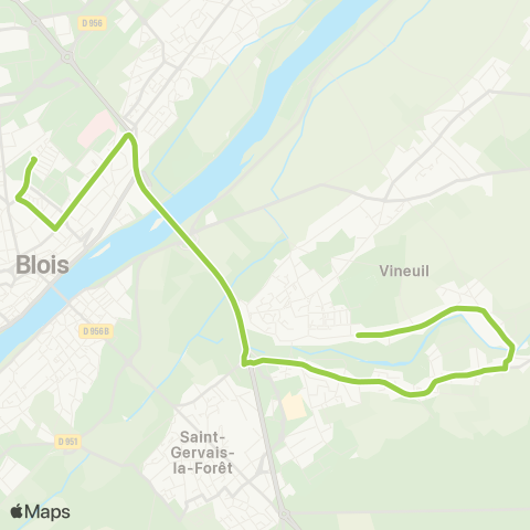 Azalys - Lignes périurbaines Pôle d'Échanges Scolaire - 14 À 16 - Lery map