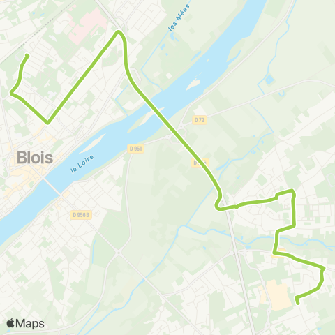 Azalys - Lignes périurbaines Pôle d'Échanges Scolaire - 14 À 16 - Laudières map