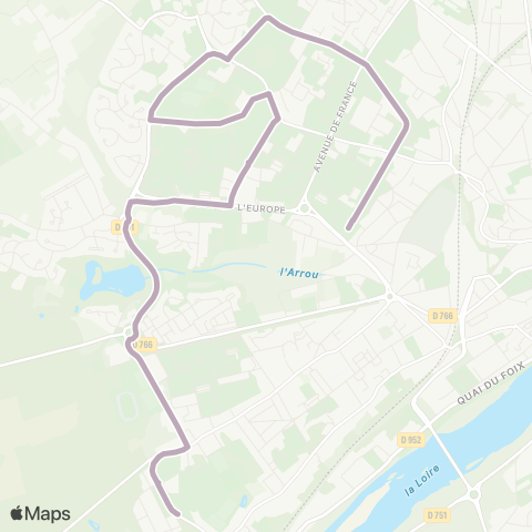 Azalys - Lignes scolaires Taille aux Moines - Kennedy map