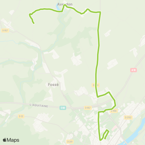 Azalys - Lignes périurbaines Auvergne - Montrichau map