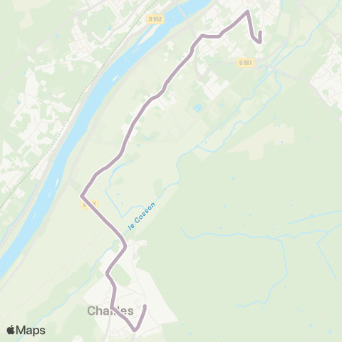 Azalys - Lignes scolaires Collège Vienne - Charmes map