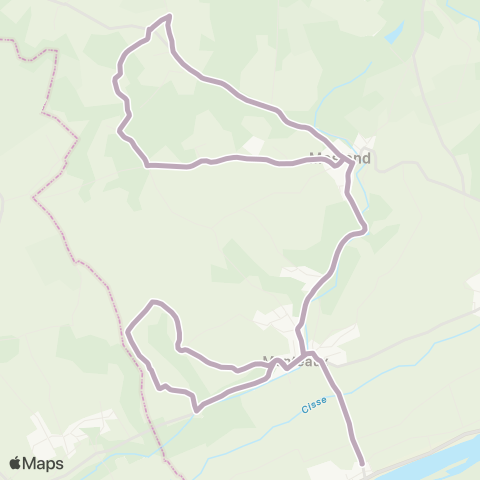 Azalys - Lignes scolaires Bourg - École map