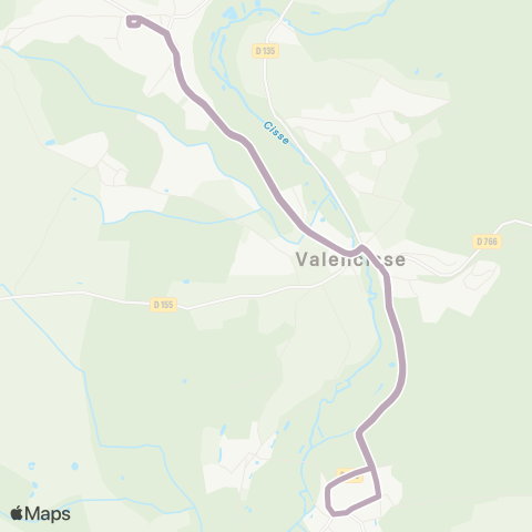 Azalys - Lignes scolaires École - École map