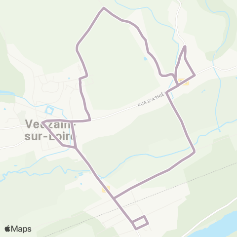 Azalys - Lignes scolaires École - École map