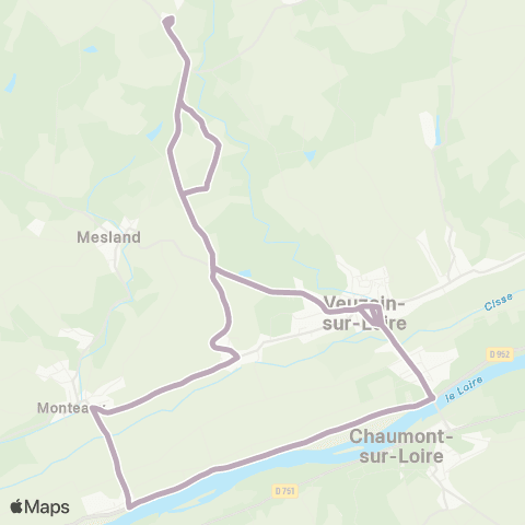 Azalys - Lignes scolaires École - Onzain - École - Onzain map