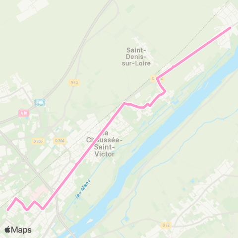 Azalys G. Charron - Ménars - Pôle d'Échanges Scolaire - 20 À 23 map