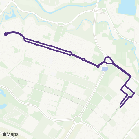Transporte Urbano de Zaragoza Montecanal - Tranvía map