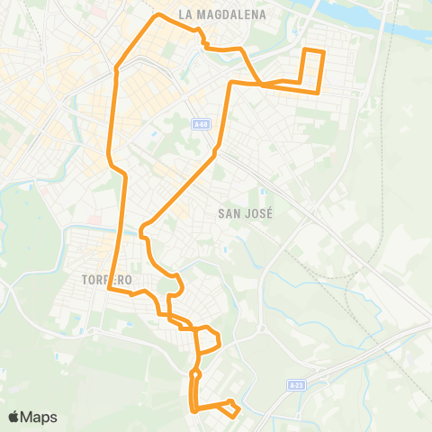 Transporte Urbano de Zaragoza Plaza Aragón - las Fuentes - S José - la Paz - Parque Venecia map