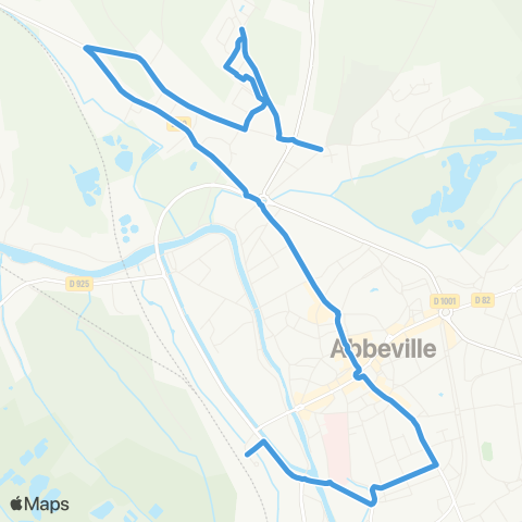 BAAG Cimetière - Beffroi - Gare map