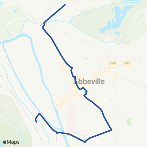 BAAG Gare - Beffroi - Cimetière map