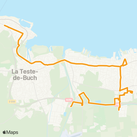 Baïa Gare d'Arcachon - Pôle de santé map