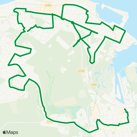 Baïa Arcachon Pl. des Palmiers - Gare de La Teste map