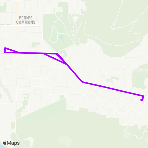 BARTA Cotton Street via BTC map