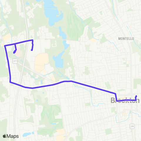 BAT Westgate via Pleasant map