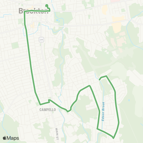 BAT Southfield via Warren & Plain Street map