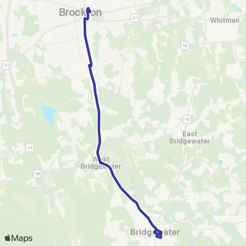 BAT Route 28 map