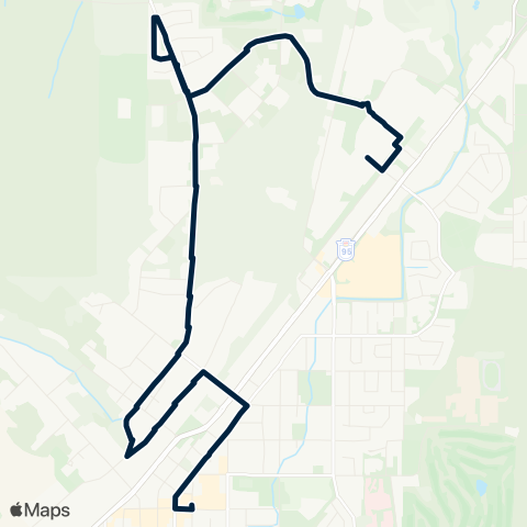BC Transit East Kootenay Slaterville map