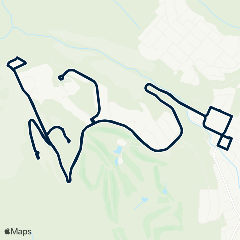 BC Transit East Kootenay Ski Shuttle (Dtwn to Kimberley Alpine Resort) map