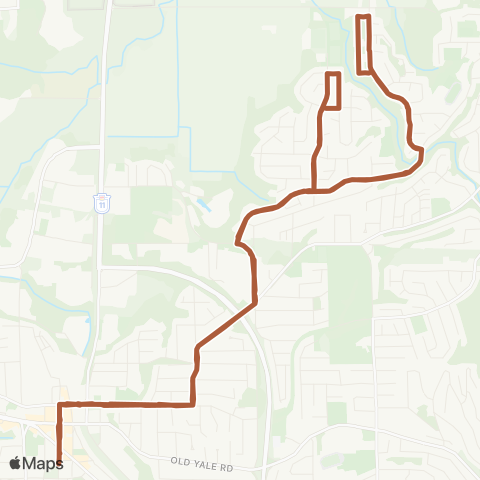 BC Transit Fraser Valley Region Saddle / Montrose map
