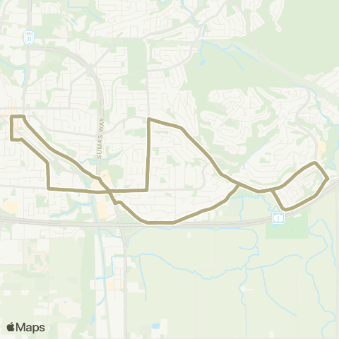 BC Transit Fraser Valley Region McMillan / Montrose map