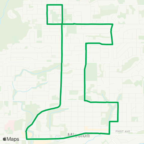 BC Transit Fraser Valley Region Cedar Valley map