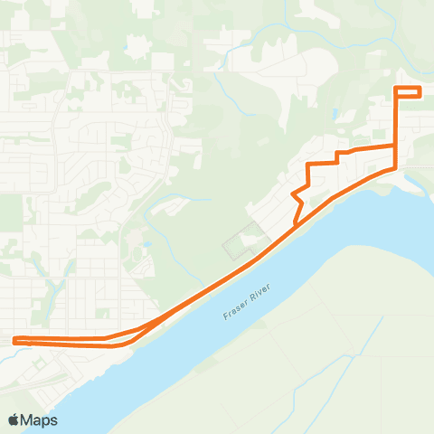 BC Transit Fraser Valley Region Hatzic map