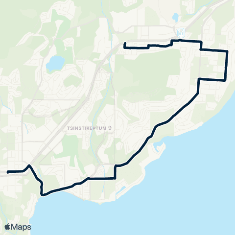 BC Transit Kelowna Lakeview map