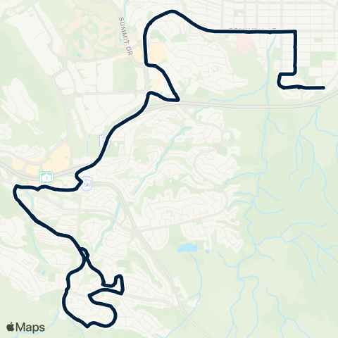 BC Transit Kamloops South Kamloops - School Special map