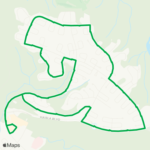 BC Transit Kitimat-Stikine Crosstown map