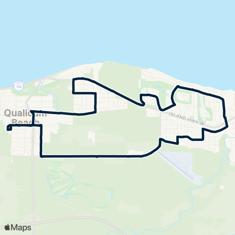 BC Transit Nanaimo Eaglecrest map